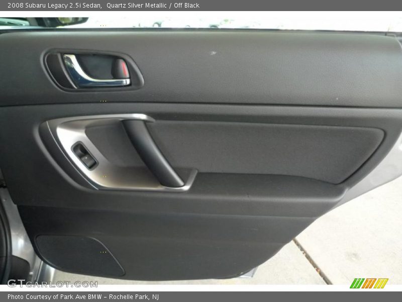 Quartz Silver Metallic / Off Black 2008 Subaru Legacy 2.5i Sedan