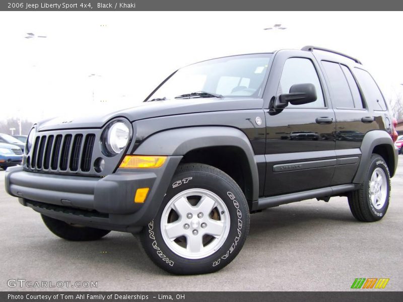 Black / Khaki 2006 Jeep Liberty Sport 4x4