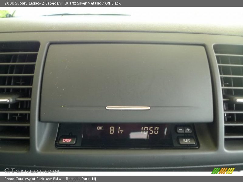 Quartz Silver Metallic / Off Black 2008 Subaru Legacy 2.5i Sedan