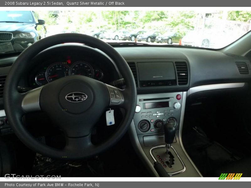 Quartz Silver Metallic / Off Black 2008 Subaru Legacy 2.5i Sedan
