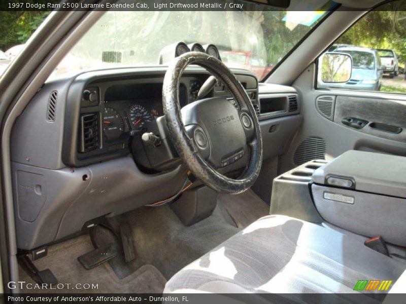 Light Driftwood Metallic / Gray 1997 Dodge Ram 2500 Laramie Extended Cab