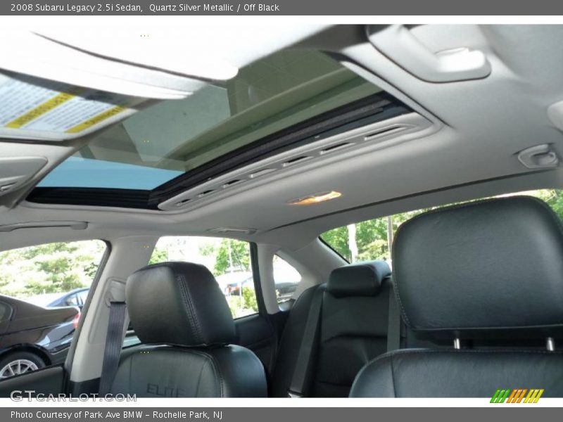 Quartz Silver Metallic / Off Black 2008 Subaru Legacy 2.5i Sedan