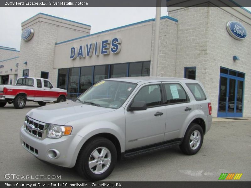 Silver Metallic / Stone 2008 Ford Escape XLS
