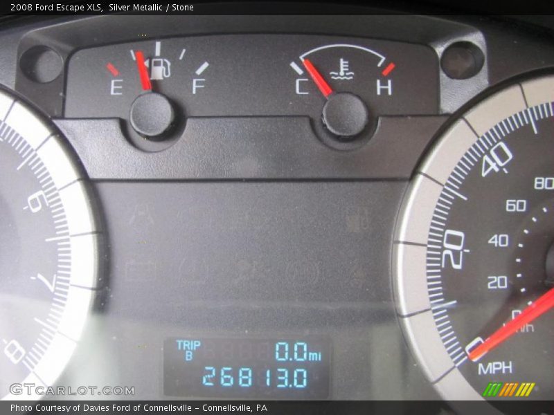 Silver Metallic / Stone 2008 Ford Escape XLS