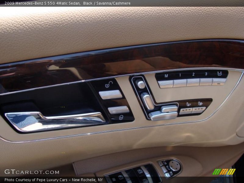 Black / Savanna/Cashmere 2009 Mercedes-Benz S 550 4Matic Sedan