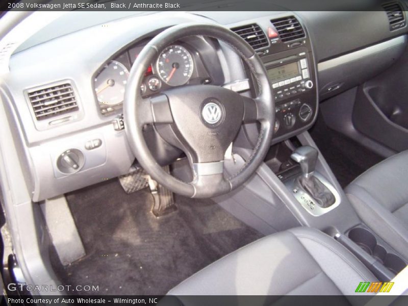 Black / Anthracite Black 2008 Volkswagen Jetta SE Sedan