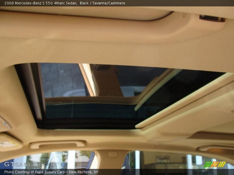 Black / Savanna/Cashmere 2009 Mercedes-Benz S 550 4Matic Sedan