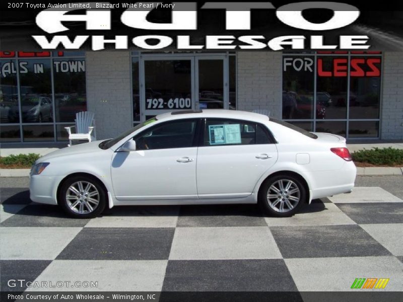 Blizzard White Pearl / Ivory 2007 Toyota Avalon Limited