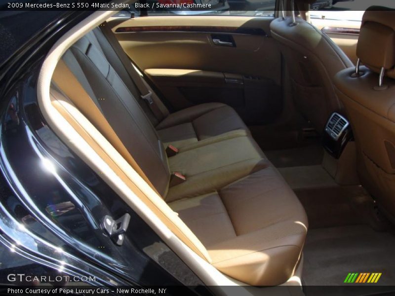 Black / Savanna/Cashmere 2009 Mercedes-Benz S 550 4Matic Sedan