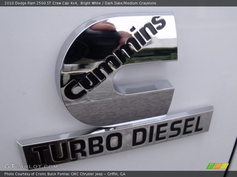 Bright White / Dark Slate/Medium Graystone 2010 Dodge Ram 2500 ST Crew Cab 4x4