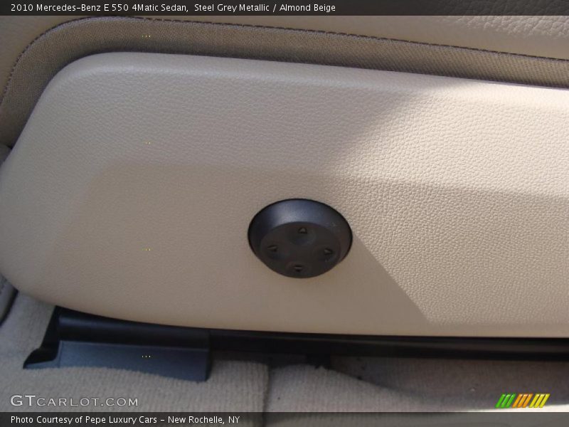 Steel Grey Metallic / Almond Beige 2010 Mercedes-Benz E 550 4Matic Sedan