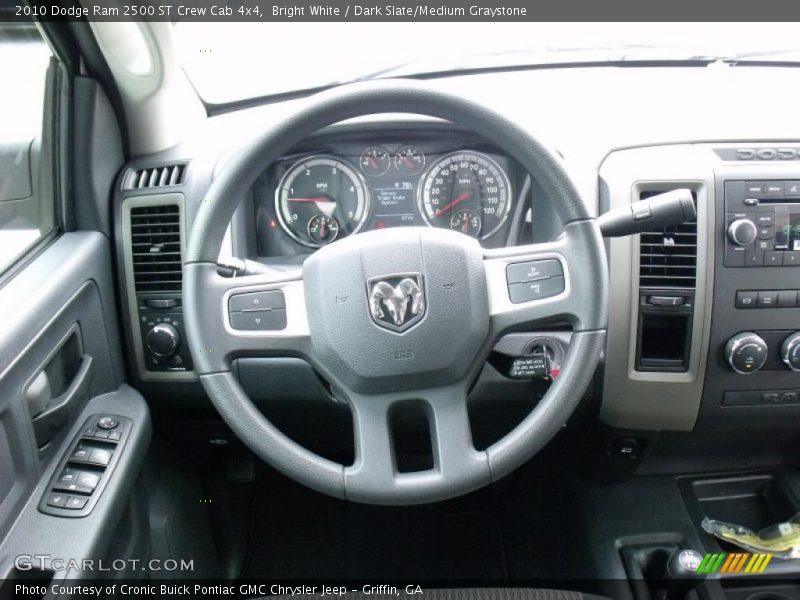 Bright White / Dark Slate/Medium Graystone 2010 Dodge Ram 2500 ST Crew Cab 4x4