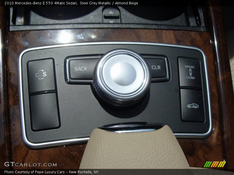 Steel Grey Metallic / Almond Beige 2010 Mercedes-Benz E 550 4Matic Sedan