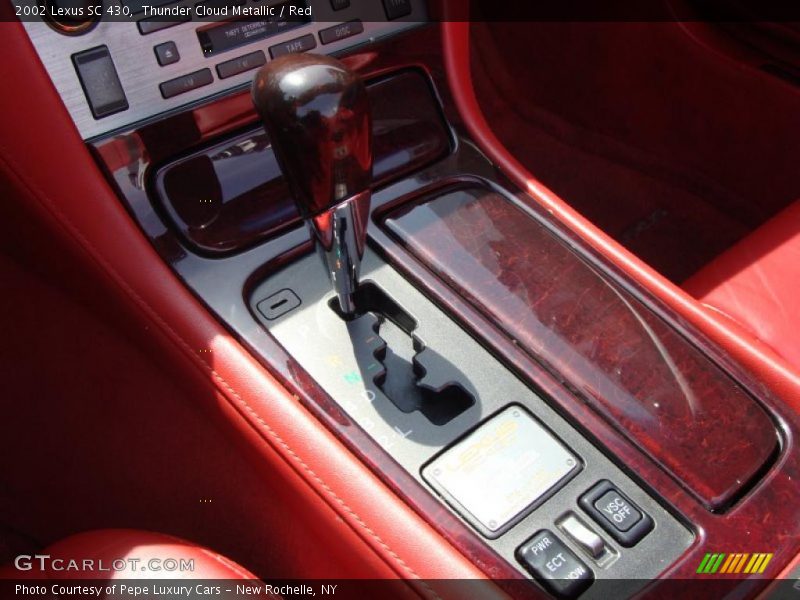 Thunder Cloud Metallic / Red 2002 Lexus SC 430