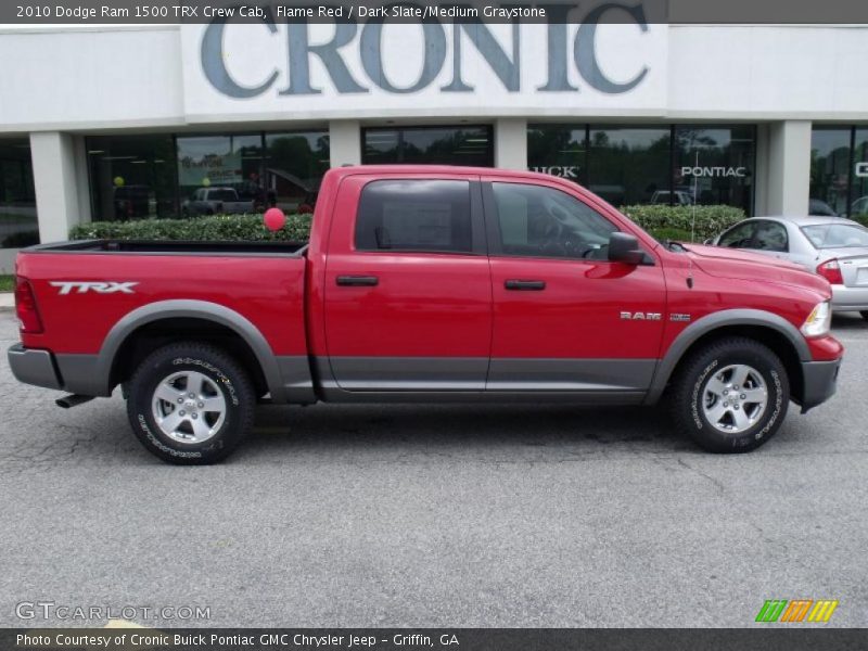 Flame Red / Dark Slate/Medium Graystone 2010 Dodge Ram 1500 TRX Crew Cab