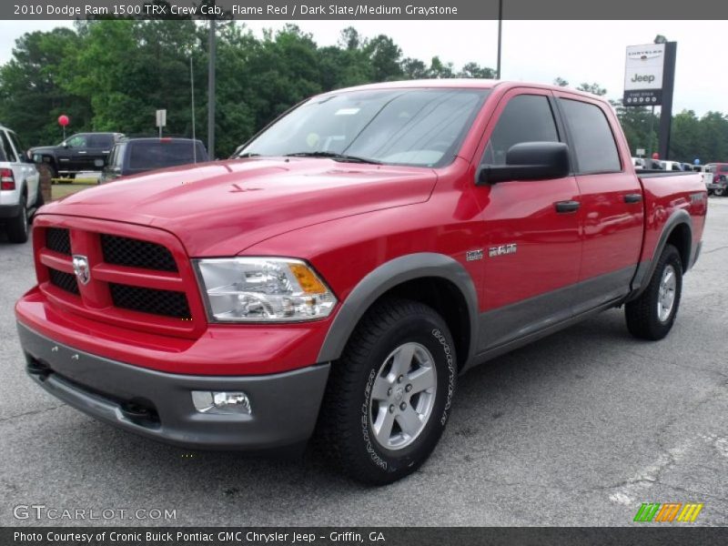 Flame Red / Dark Slate/Medium Graystone 2010 Dodge Ram 1500 TRX Crew Cab