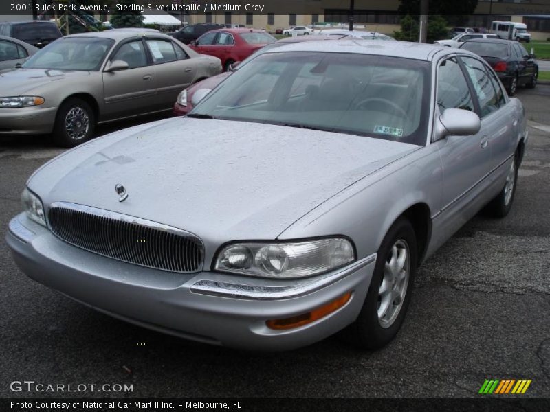 Sterling Silver Metallic / Medium Gray 2001 Buick Park Avenue