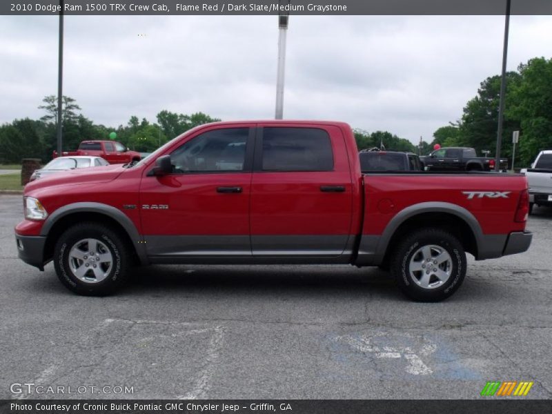 Flame Red / Dark Slate/Medium Graystone 2010 Dodge Ram 1500 TRX Crew Cab