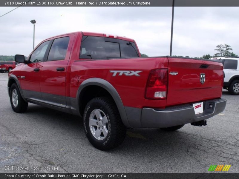 Flame Red / Dark Slate/Medium Graystone 2010 Dodge Ram 1500 TRX Crew Cab