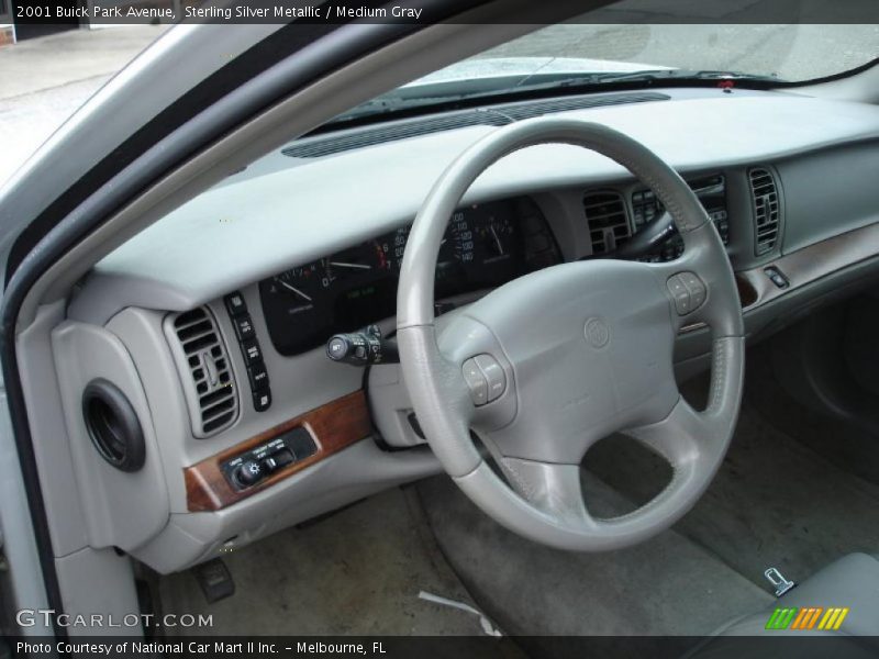 Sterling Silver Metallic / Medium Gray 2001 Buick Park Avenue
