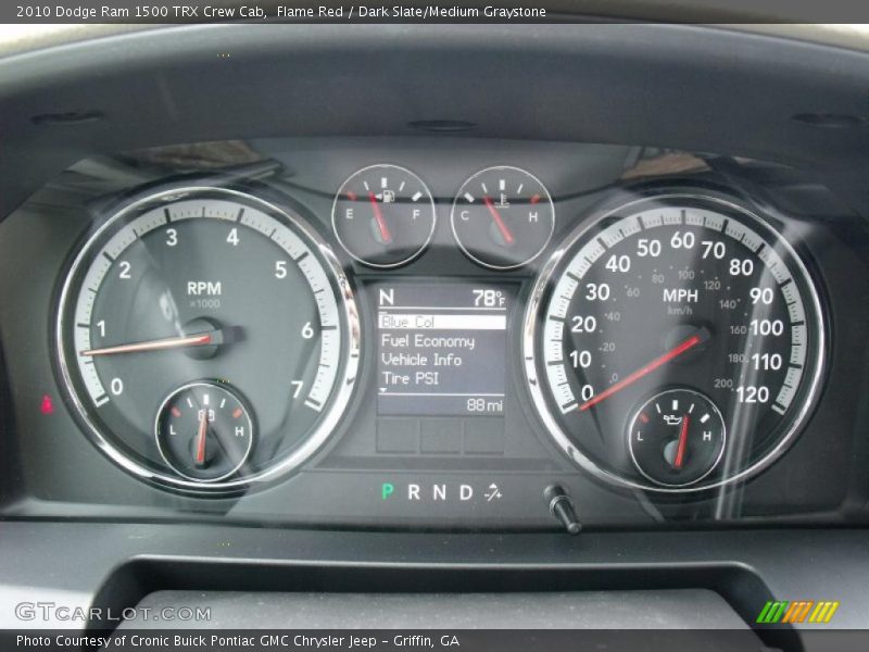 Flame Red / Dark Slate/Medium Graystone 2010 Dodge Ram 1500 TRX Crew Cab