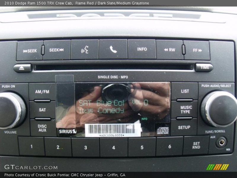 Flame Red / Dark Slate/Medium Graystone 2010 Dodge Ram 1500 TRX Crew Cab