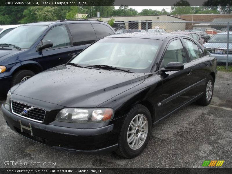 Black / Taupe/Light Taupe 2004 Volvo S60 2.4