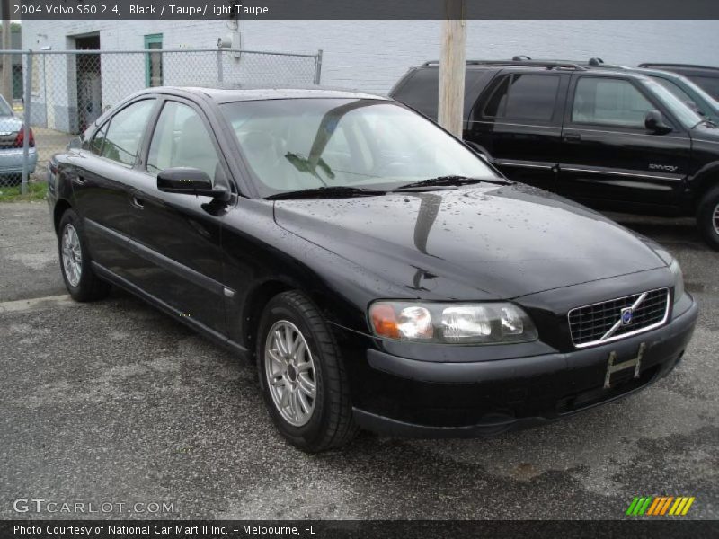 Black / Taupe/Light Taupe 2004 Volvo S60 2.4