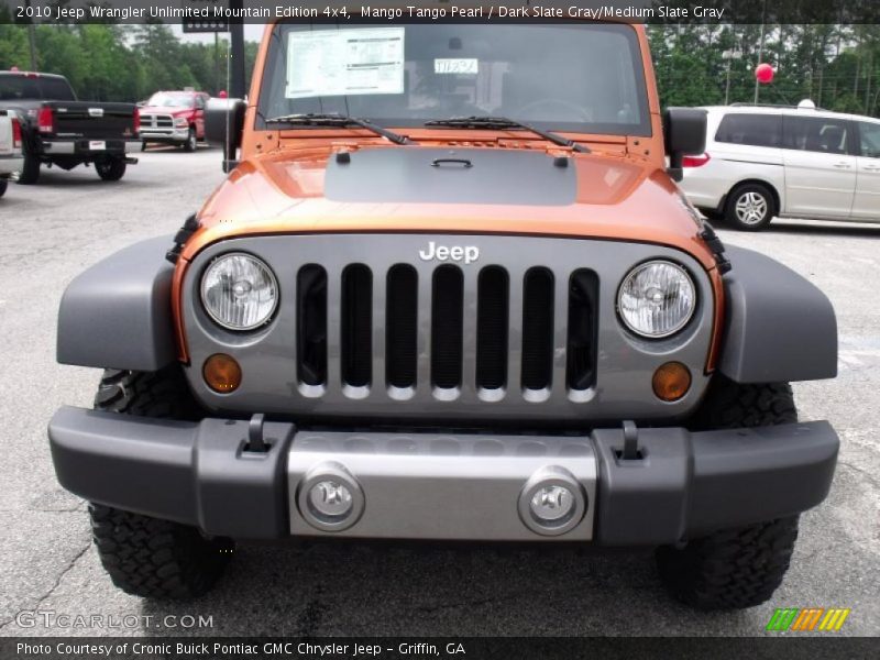 Mango Tango Pearl / Dark Slate Gray/Medium Slate Gray 2010 Jeep Wrangler Unlimited Mountain Edition 4x4