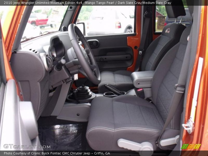 Mango Tango Pearl / Dark Slate Gray/Medium Slate Gray 2010 Jeep Wrangler Unlimited Mountain Edition 4x4
