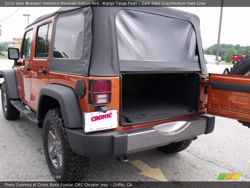 Mango Tango Pearl / Dark Slate Gray/Medium Slate Gray 2010 Jeep Wrangler Unlimited Mountain Edition 4x4