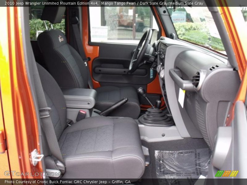 Mango Tango Pearl / Dark Slate Gray/Medium Slate Gray 2010 Jeep Wrangler Unlimited Mountain Edition 4x4