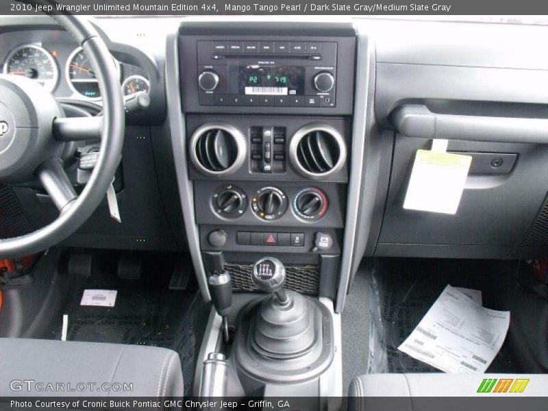 Mango Tango Pearl / Dark Slate Gray/Medium Slate Gray 2010 Jeep Wrangler Unlimited Mountain Edition 4x4