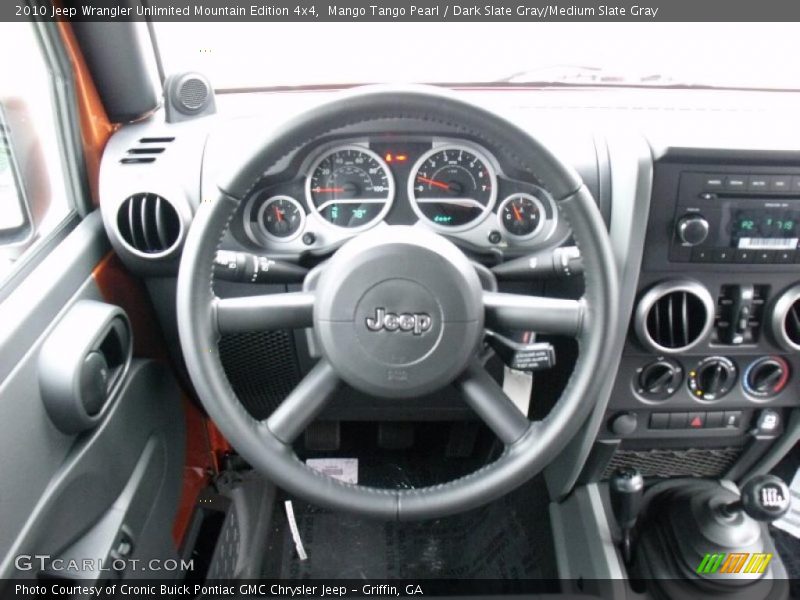 Mango Tango Pearl / Dark Slate Gray/Medium Slate Gray 2010 Jeep Wrangler Unlimited Mountain Edition 4x4