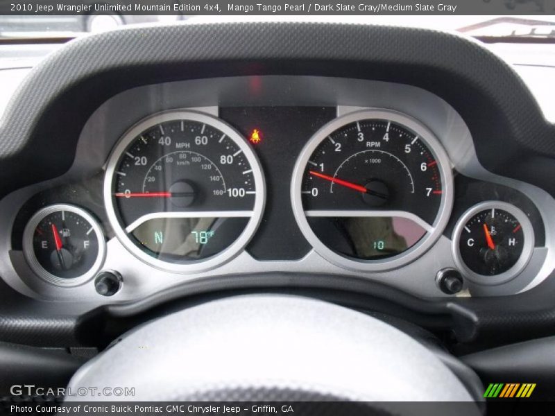 Mango Tango Pearl / Dark Slate Gray/Medium Slate Gray 2010 Jeep Wrangler Unlimited Mountain Edition 4x4