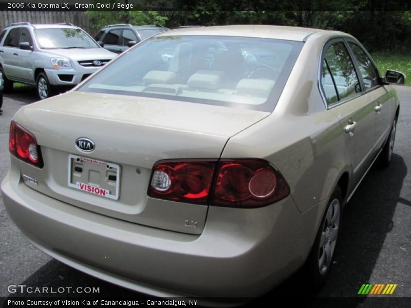 Cream Gold / Beige 2006 Kia Optima LX