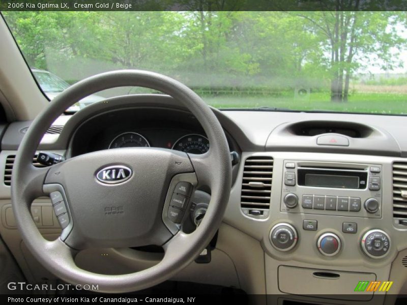 Cream Gold / Beige 2006 Kia Optima LX