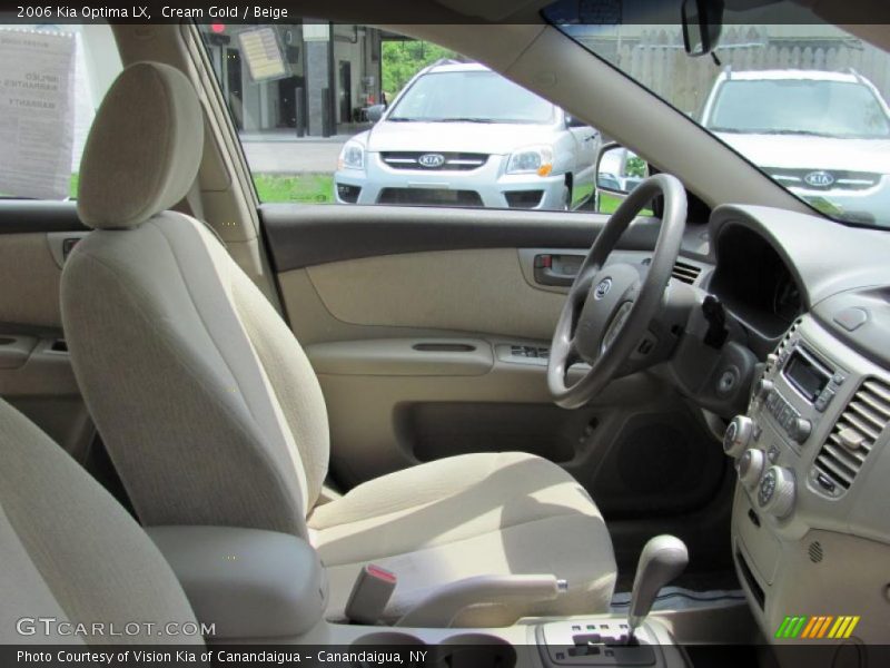 Cream Gold / Beige 2006 Kia Optima LX