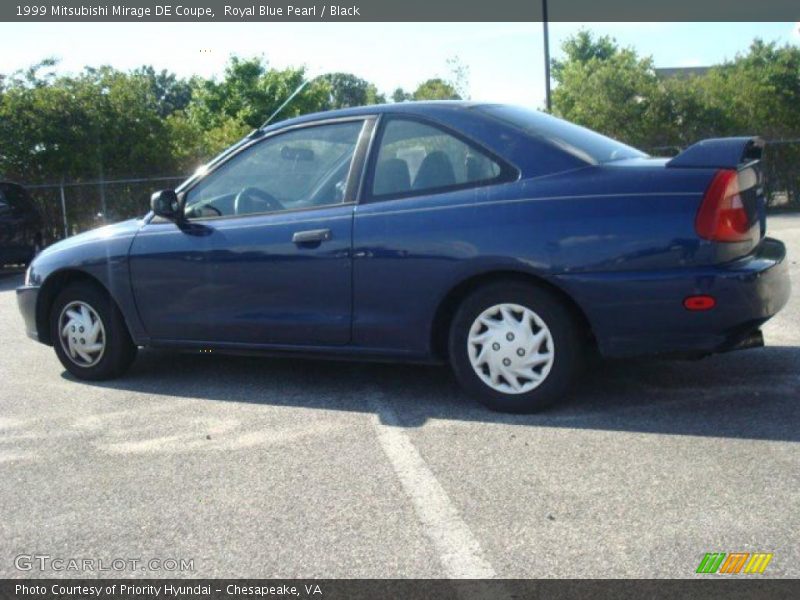 Royal Blue Pearl / Black 1999 Mitsubishi Mirage DE Coupe