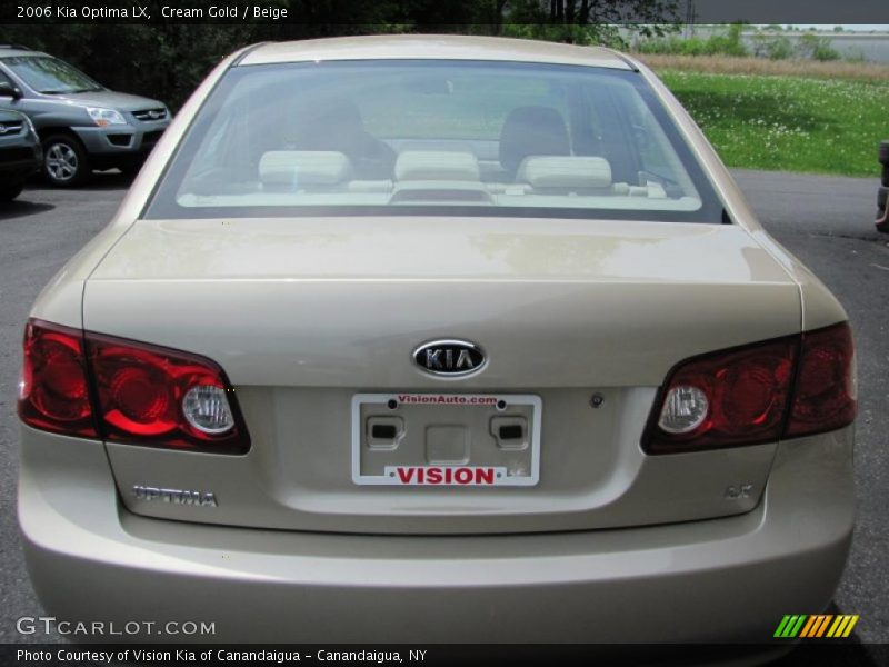 Cream Gold / Beige 2006 Kia Optima LX