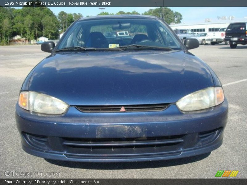 Royal Blue Pearl / Black 1999 Mitsubishi Mirage DE Coupe