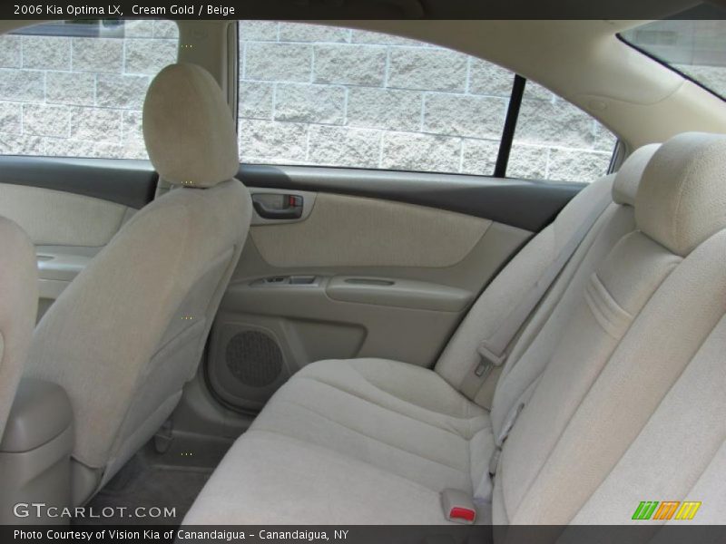 Cream Gold / Beige 2006 Kia Optima LX