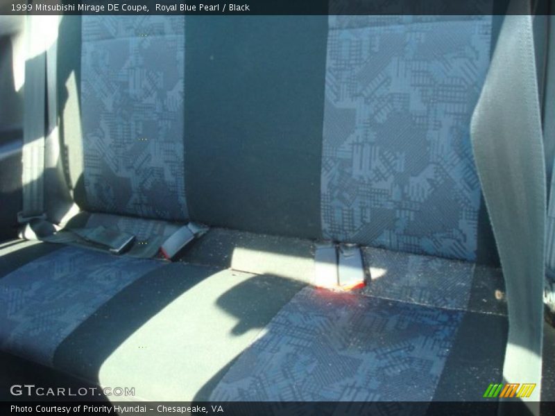 Royal Blue Pearl / Black 1999 Mitsubishi Mirage DE Coupe