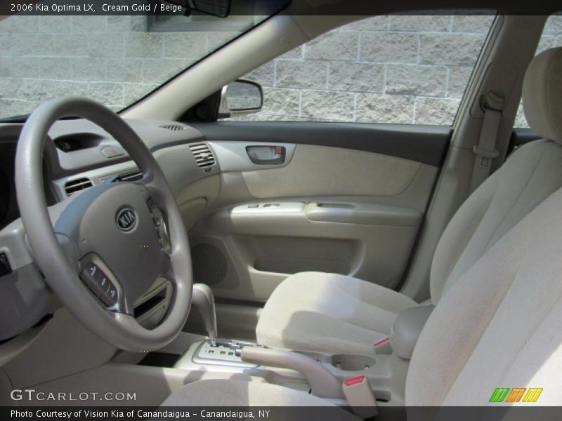 Cream Gold / Beige 2006 Kia Optima LX