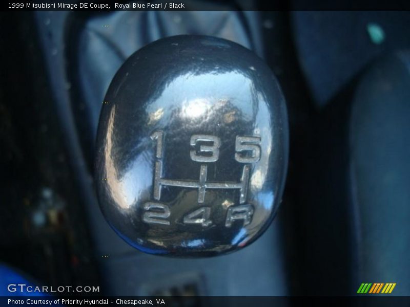 Royal Blue Pearl / Black 1999 Mitsubishi Mirage DE Coupe