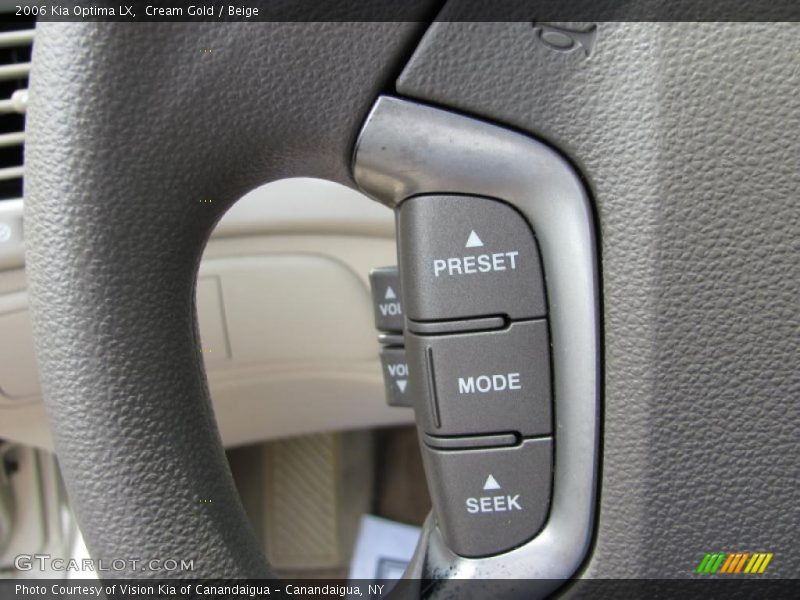 Cream Gold / Beige 2006 Kia Optima LX