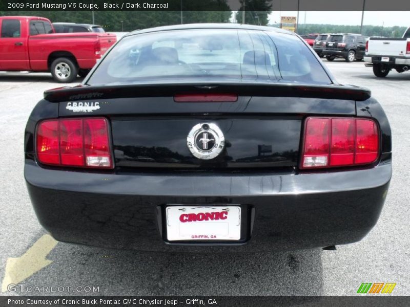 Black / Dark Charcoal 2009 Ford Mustang V6 Coupe