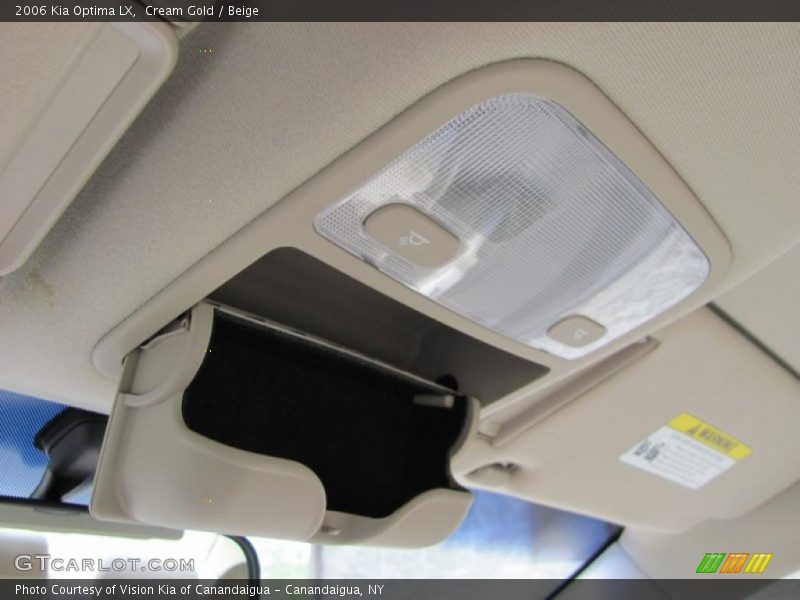 Cream Gold / Beige 2006 Kia Optima LX