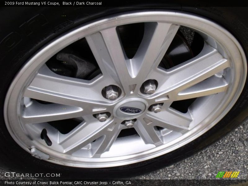 Black / Dark Charcoal 2009 Ford Mustang V6 Coupe