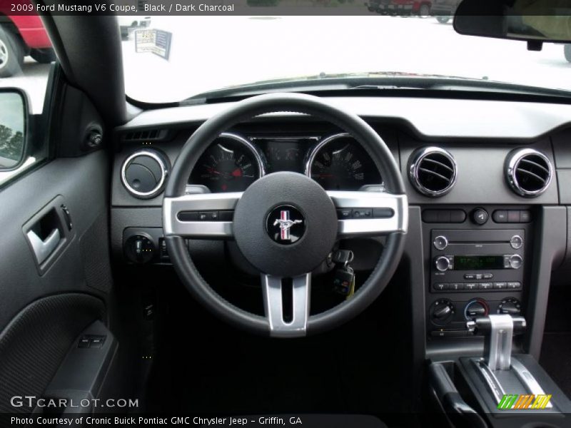Black / Dark Charcoal 2009 Ford Mustang V6 Coupe